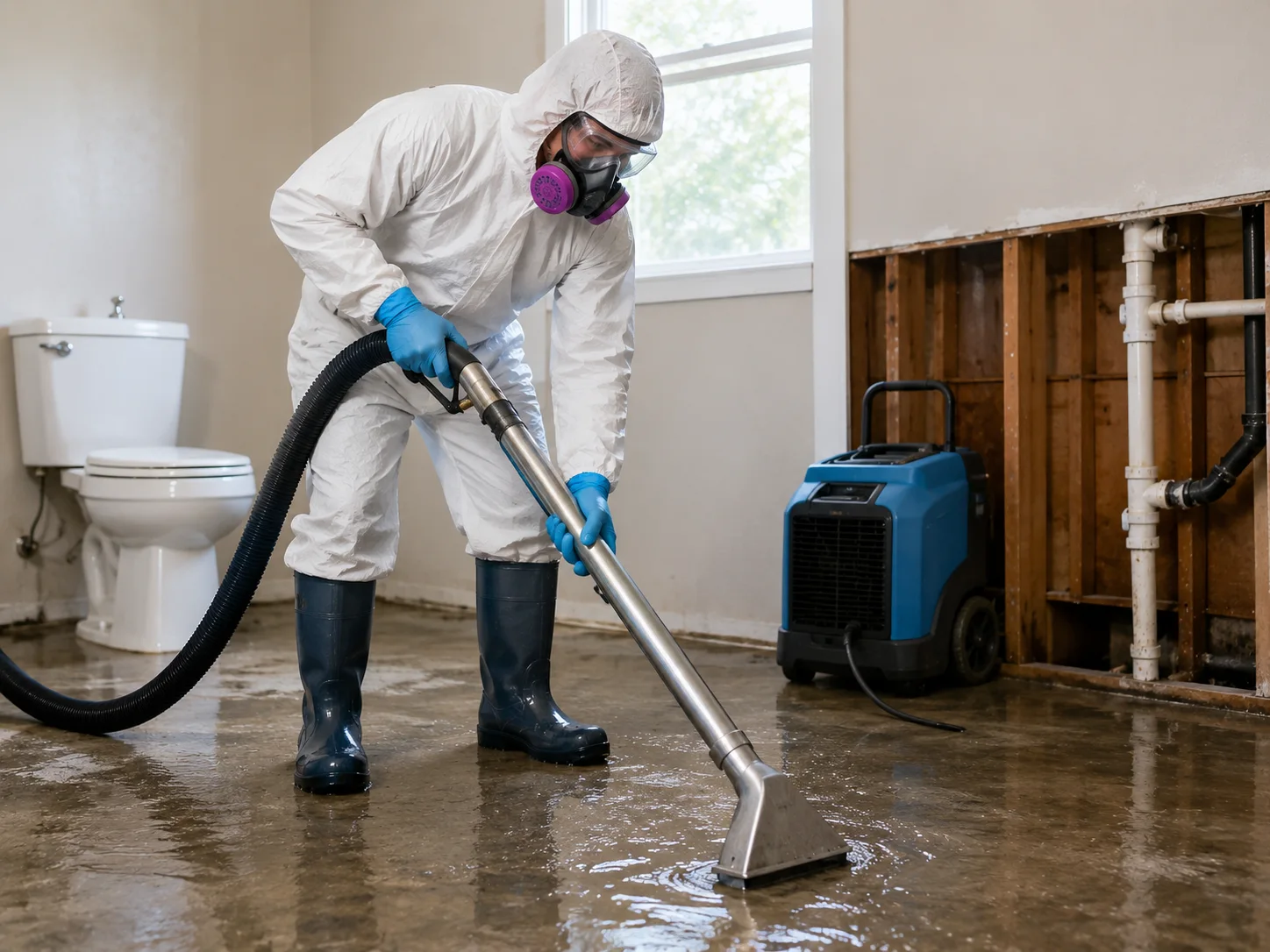 Killeen Restoration Co cleaning soot and smoke damage in a Killeen home